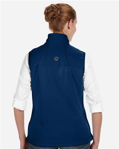 Marmot M16080 Women's Tempo Vest - Arctic Navy - model back