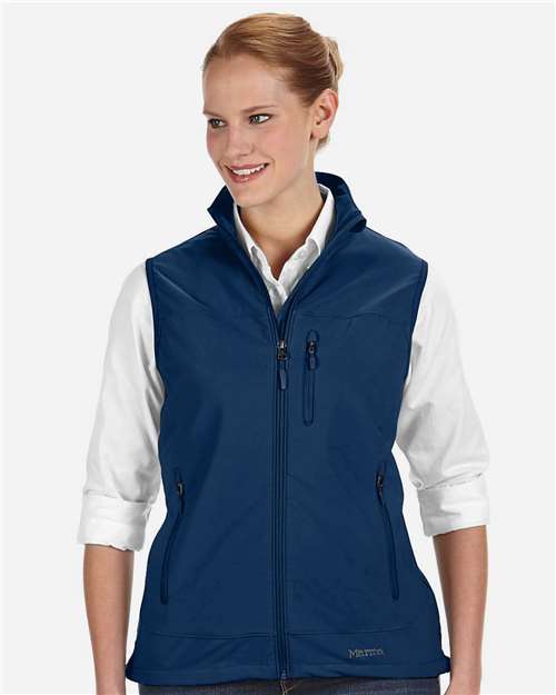 Marmot M16080 Women's Tempo Vest - Arctic Navy - model front