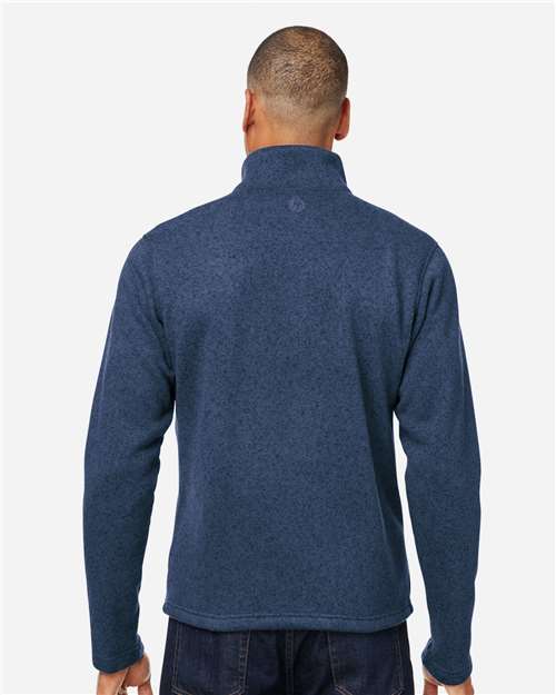 Marmot M16223 Men's Drop Line Fleece Jacket - Arctic Navy Heather - model back