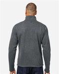 Marmot M16223 Men's Drop Line Fleece Jacket - Steel Onyx Heather - model back