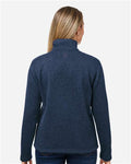 Marmot M16248 Women's Drop Line Half-Zip Jacket - Arctic Navy Heather - model back