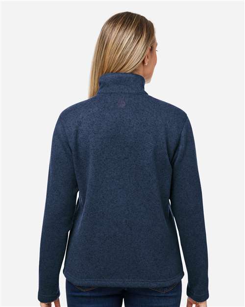 Marmot M16248 Women's Drop Line Half-Zip Jacket - Arctic Navy Heather - model back