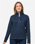 Marmot M16248 Women's Drop Line Half-Zip Jacket - Arctic Navy Heather - model front