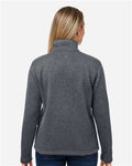 Marmot M16248 Women's Drop Line Half-Zip Jacket - Steel Onyx Heather - model back