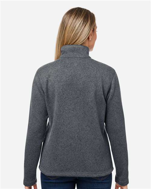 Marmot M16248 Women's Drop Line Half-Zip Jacket - Steel Onyx Heather - model back