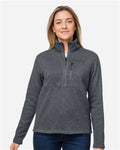 Marmot M16248 Women's Drop Line Half-Zip Jacket - Steel Onyx Heather - model front