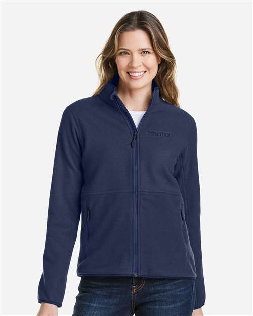 Marmot M12402 Women's Rocklin Jacket - Arctic Navy - model front