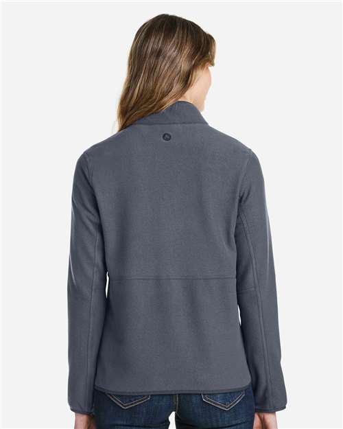 Marmot M12402 Women's Rocklin Jacket - Steel Onyx - model back