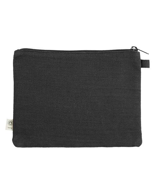 econscious EC8402 Hemp Pouch - Black/ Black - back