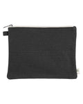 econscious EC8402 Hemp Pouch - Black/ Natural - back