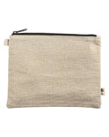 econscious EC8402 Hemp Pouch - Natural/ Black - front