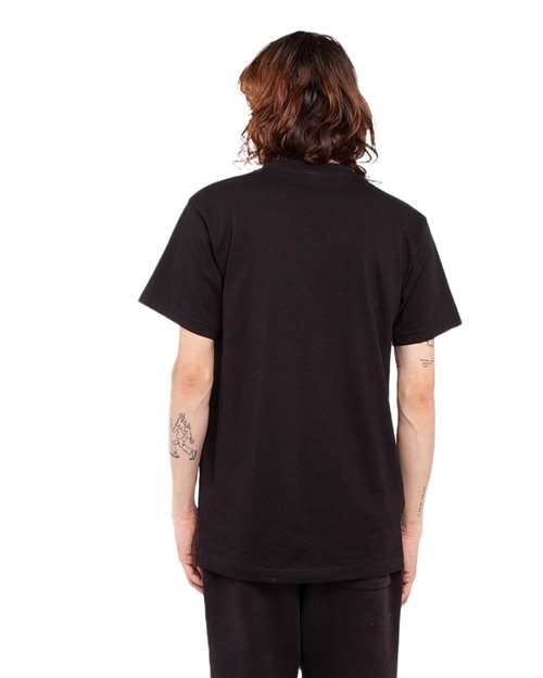 Shaka Wear SHASS Unisex Active T-Shirt - Black - model back