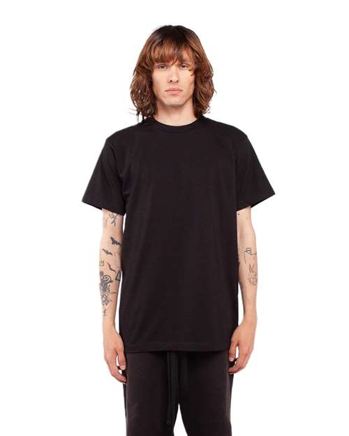 Shaka Wear SHASS Unisex Active T-Shirt - Black - model front