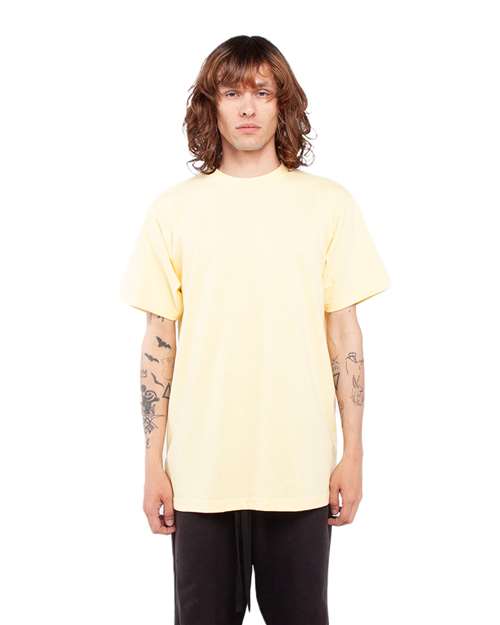 Shaka Wear SHASS Unisex Active T-Shirt - Blonde - model front