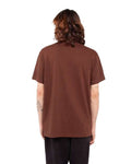 Shaka Wear SHASS Unisex Active T-Shirt - Brown - model back