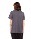 Shaka Wear SHASS Unisex Active T-Shirt - Charcoal Grey Heather - model back