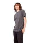 Shaka Wear SHASS Unisex Active T-Shirt - Dark Grey - model side