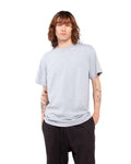 Shaka Wear SHASS Unisex Active T-Shirt - Heather Grey - model side