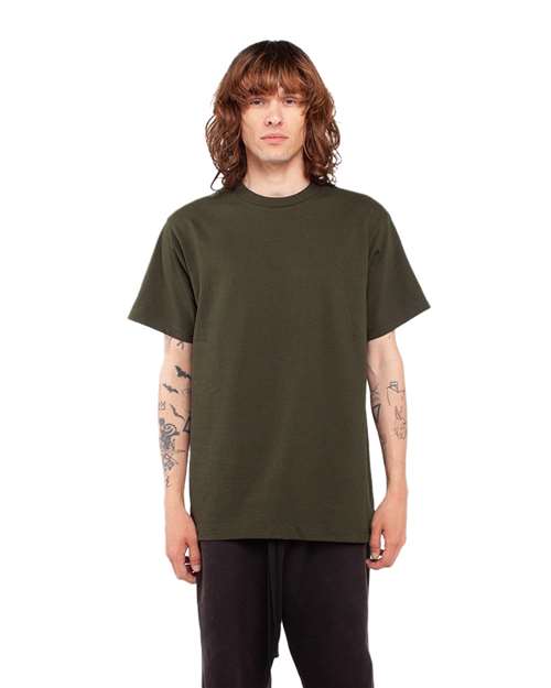 Shaka Wear SHASS Unisex Active T-Shirt - Hunter Green - model front