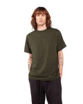 Shaka Wear SHASS Unisex Active T-Shirt - Hunter Green - model side