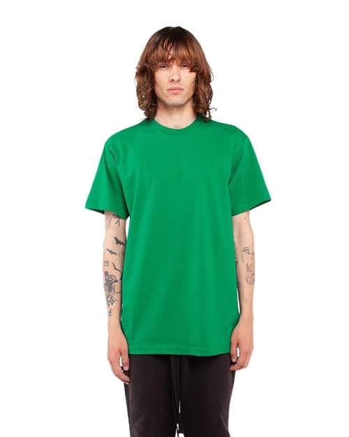 Shaka Wear SHASS Unisex Active T-Shirt - Kelly Green - model front