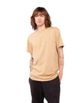 Shaka Wear SHASS Unisex Active T-Shirt - Khaki - model side