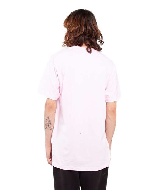 Shaka Wear SHASS Unisex Active T-Shirt - Pink - model back