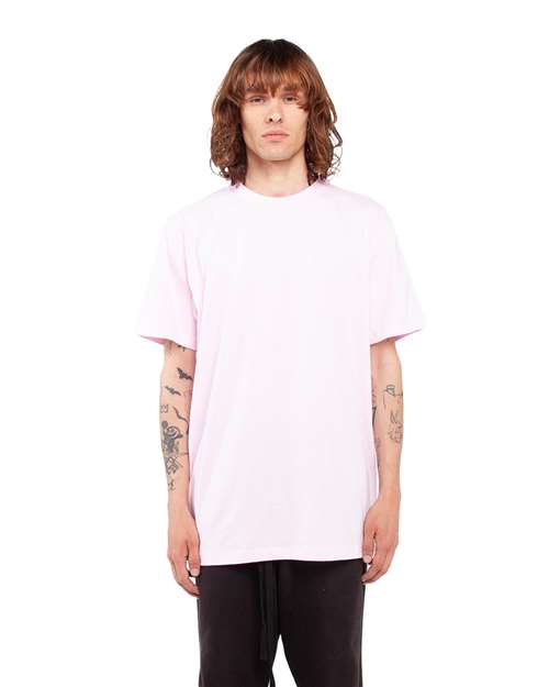 Shaka Wear SHASS Unisex Active T-Shirt - Pink - model front