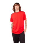 Shaka Wear SHASS Unisex Active T-Shirt - Red - model side