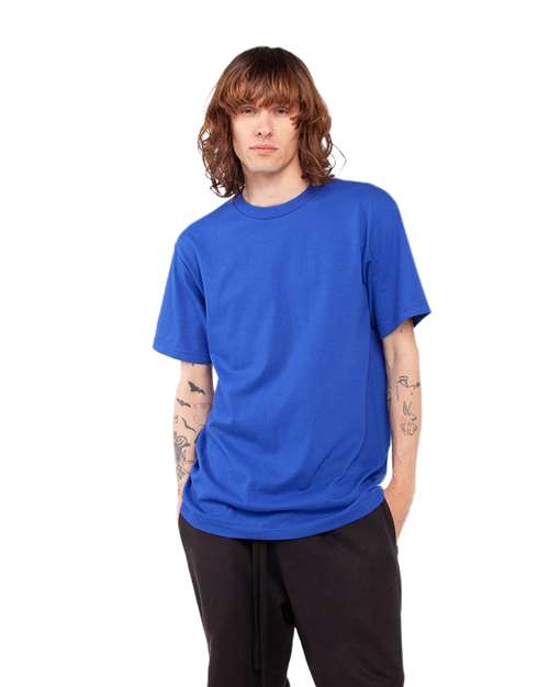 Shaka Wear SHASS Unisex Active T-Shirt - Royal - model side