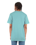 Shaka Wear SHASS Unisex Active T-Shirt - Tiffany Blue - model back