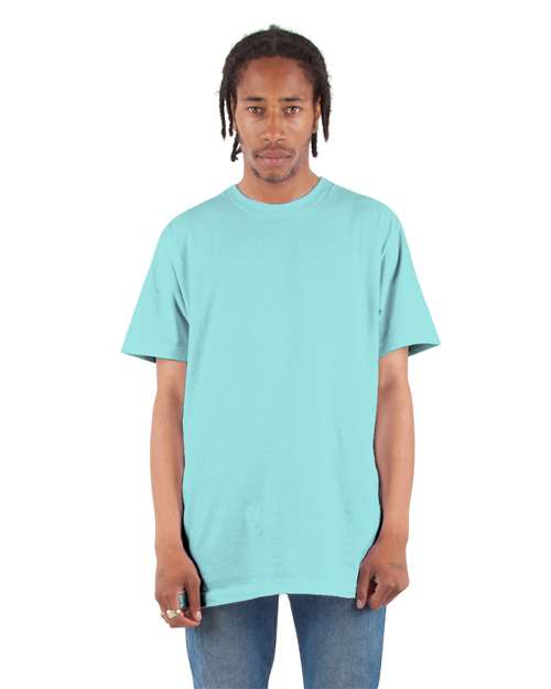Shaka Wear SHASS Unisex Active T-Shirt - Tiffany Blue - model front