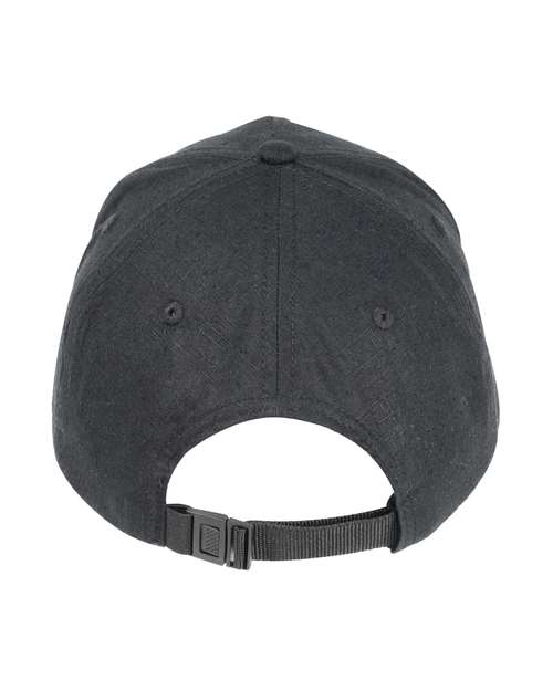 econscious EC7103 Hemp Hero Five-Panel Cap - Black - back