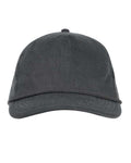 econscious EC7103 Hemp Hero Five-Panel Cap - Black - front