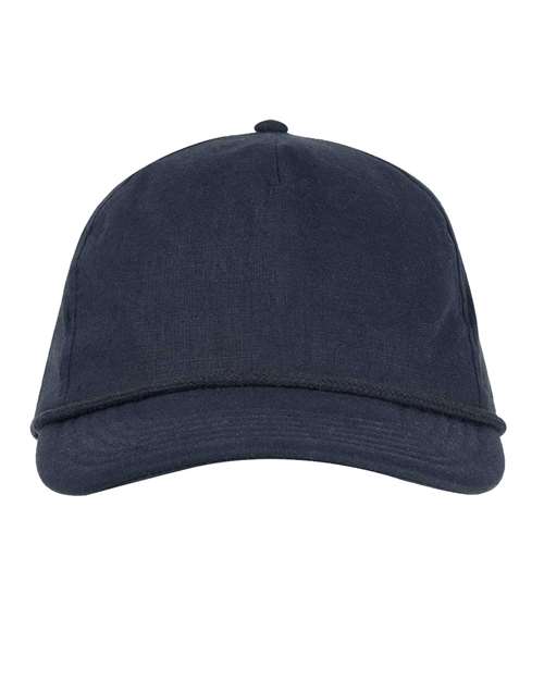 econscious EC7103 Hemp Hero Five-Panel Cap - Graphite - front