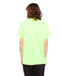 Shaka Wear SHASS Unisex Active T-Shirt - Safety Green - model back