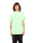Shaka Wear SHASS Unisex Active T-Shirt - Safety Green - model front