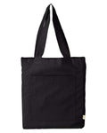 econscious EC8205 Reclaimist Fiber Everywhere Tote - Black - front