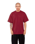 Shaka Wear SHMHSS Unisex Max Heavyweight T-Shirt - Cardinal - model side