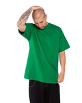 Shaka Wear SHMHSS Unisex Max Heavyweight T-Shirt - Kelly Green - model side