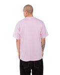 Shaka Wear SHMHSS Unisex Max Heavyweight T-Shirt - Powder Pink - model back