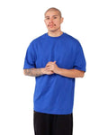 Shaka Wear SHMHSS Unisex Max Heavyweight T-Shirt - Royal - model side