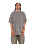 Shaka Wear SHGD Unisex Max Heavyweight Garment-Dyed T-Shirt - Cement - model front