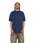 Shaka Wear SHGD Unisex Max Heavyweight Garment-Dyed T-Shirt - Midnight Navy - model front
