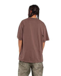 Shaka Wear SHGD Unisex Max Heavyweight Garment-Dyed T-Shirt - Mocha - model back