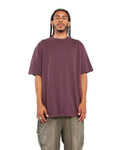 Shaka Wear SHGD Unisex Max Heavyweight Garment-Dyed T-Shirt - Wine - model front