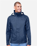 Marmot M15881 Men's PreCip Eco Packable Rain Jacket - Arctic Navy - model front