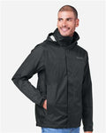 Marmot M15881 Men's PreCip Eco Packable Rain Jacket - Black - model side