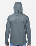 Marmot M15881 Men's PreCip Eco Packable Rain Jacket - Steel Onyx - model back