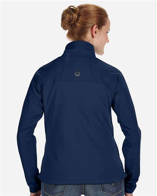 Marmot M16079 Women's Tempo Lightweight Jacket - Arctic Navy - model back